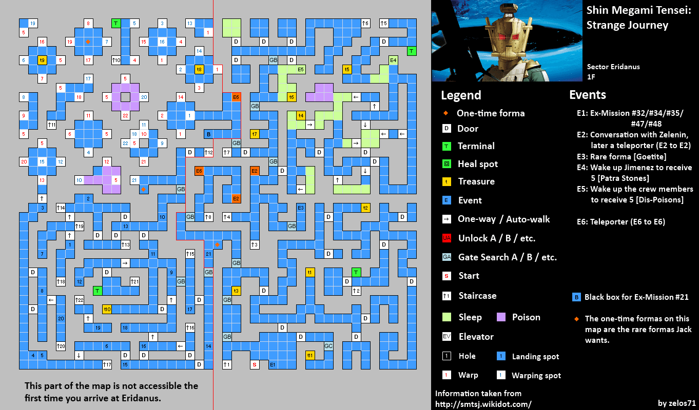 Map of Eridanus 1F