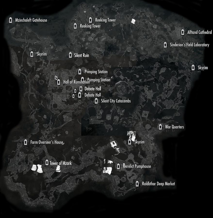 Map of Blackreach